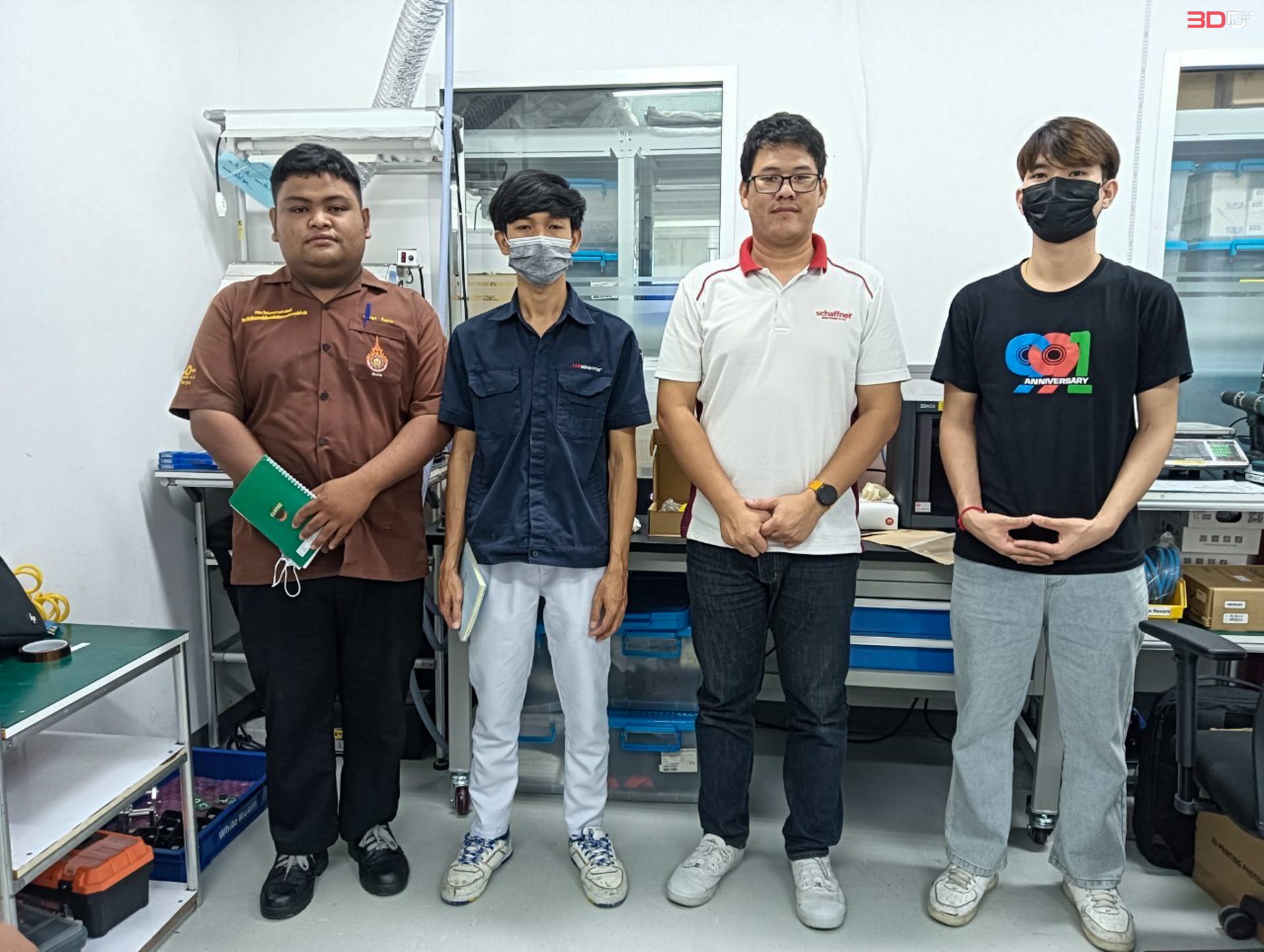 ขอขอบคุณ schaffner emc co. ltd กับ 3D Printer ที่มีความละเอียดสูง SLA