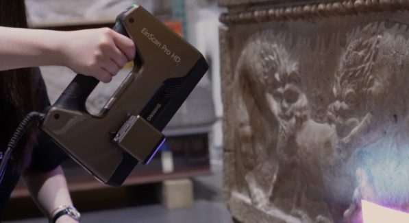 พิพิธภัณฑ์วิจิตรศิลป์ ใช้ 3D Scanner สแกนโลงศพของ Etruscan เพื่อทำเป็นโบราณคดีแบบดิจิทัล