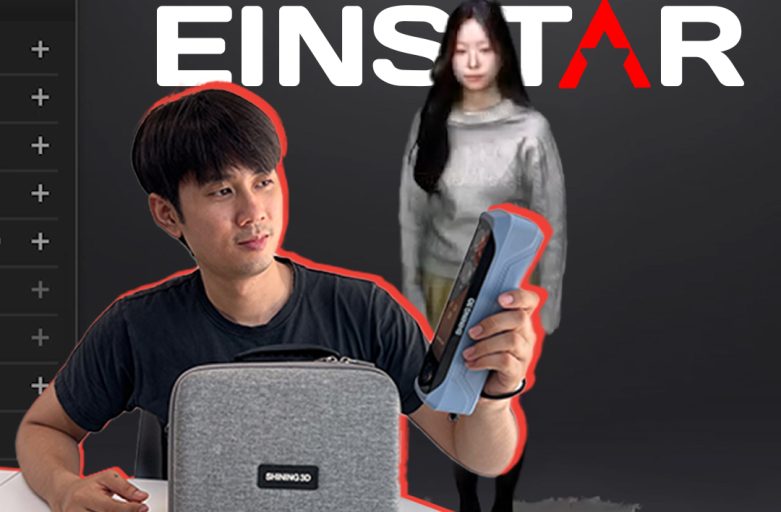 3D Scanner ถูกที่สุด กับเทคนิคการสแกนคน ที่ดีที่สุด แม่นยำที่สุด By Einstar
