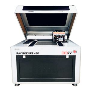 Ray PolyJet 450 เครื่องพิมพ์ 3มิติระบบ UV ลงสี CMYK ในตัว | Full Color Multi Material 3D Printer