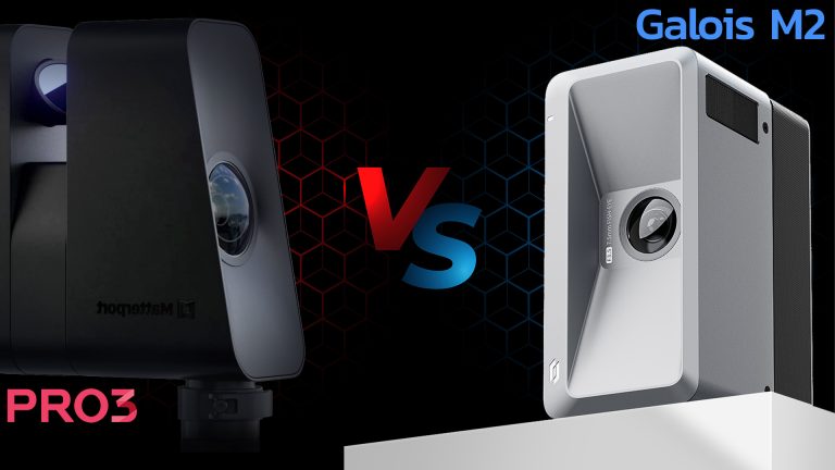 Read more about the article ประกบคู่ Space scanner ตัวตึง!  Matterport Pro3 vs Realsee Galois M2