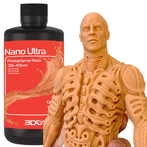 3DD Nano Ultra-Detail Resin 1Kg เรซิ่นความละเอียดสูงสุด สีส้ม - Image 2