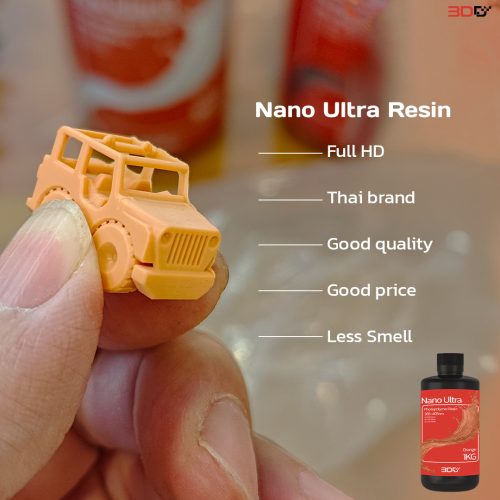 3DD Nano Ultra-Detail Resin 1Kg เรซิ่นความละเอียดสูงสุด สีส้ม - Image 5