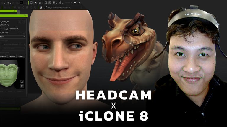 Read more about the article ใช้งาน Facial Mocap บน iClone8 ด้วย Rokoko Headcam