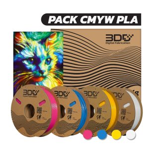 CMYW PACK Speed PLA Pro 3DD Filament | แพ็ค ซีเอ็มวายไวท์ เส้นพลาสติกไฮสปีด พีแอลเอ 3DD