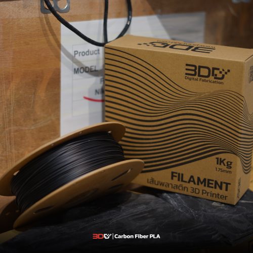 Carbon Fiber PLA Black 3DD Filament (PLA-CF) | เส้นพลาสติกคาร์บอนไฟเบอร์ พีแอลเอ 3DD - Image 3