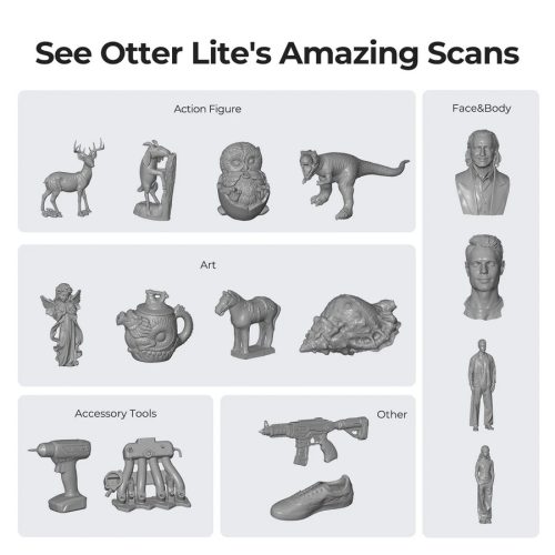 CR Otter Lite 3D Scanner | 3D Scanner Wireless ทำงาน 3mode - Image 5