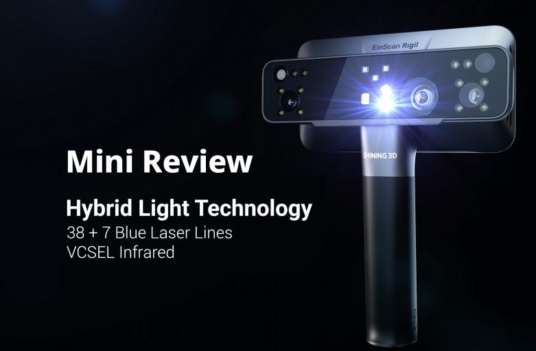 มินิรีวิว EinScan Rigil 3D scanner ตัวใหม่จาก Shining3D