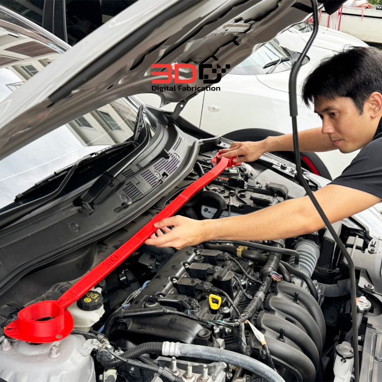Read more about the article Raptor Pro : แสกน Mazda2 สร้างต้นแบบค้ำโช็ก
