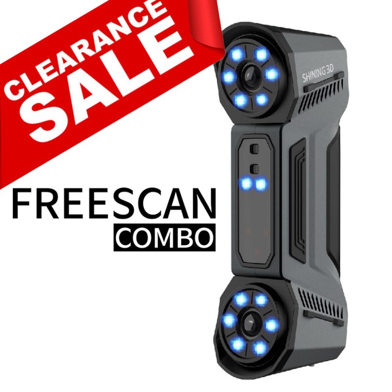 [ตัวโชว์ ลด 30%]FreeScan Combo – 3D Scanner Hybrid Light Source and ...