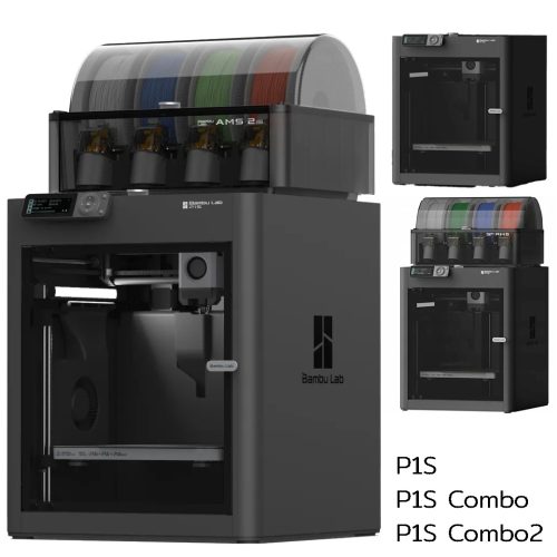 Bambu Lab P1S / Combo / Combo2 โครงสร้างปิดขนาดพิมพ์ 256 x 256 x 256mm