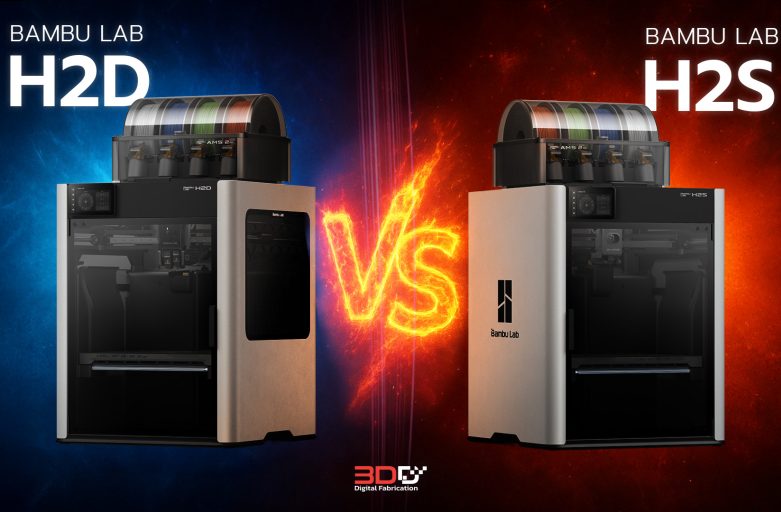 รีวิวเปรียบเทียบ Bambu Lab H2D vs H2S – ต่างกันยังไง เลือกตัวไหนดี?