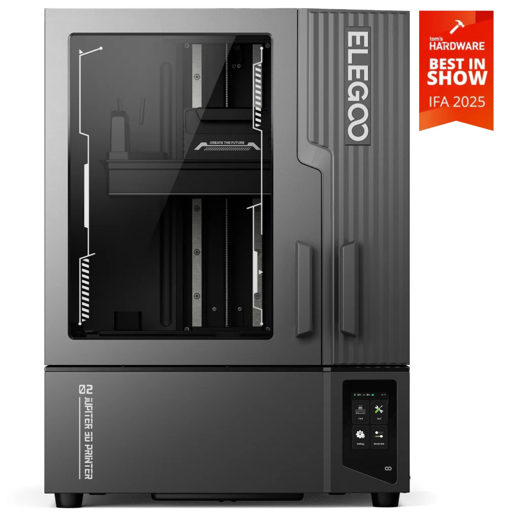 Jupiter 2 — 16K MSLA Printer | เครื่องพิมพ์ระบบเรซิ่น 16K ขนาด 302 x 162 x 300มม