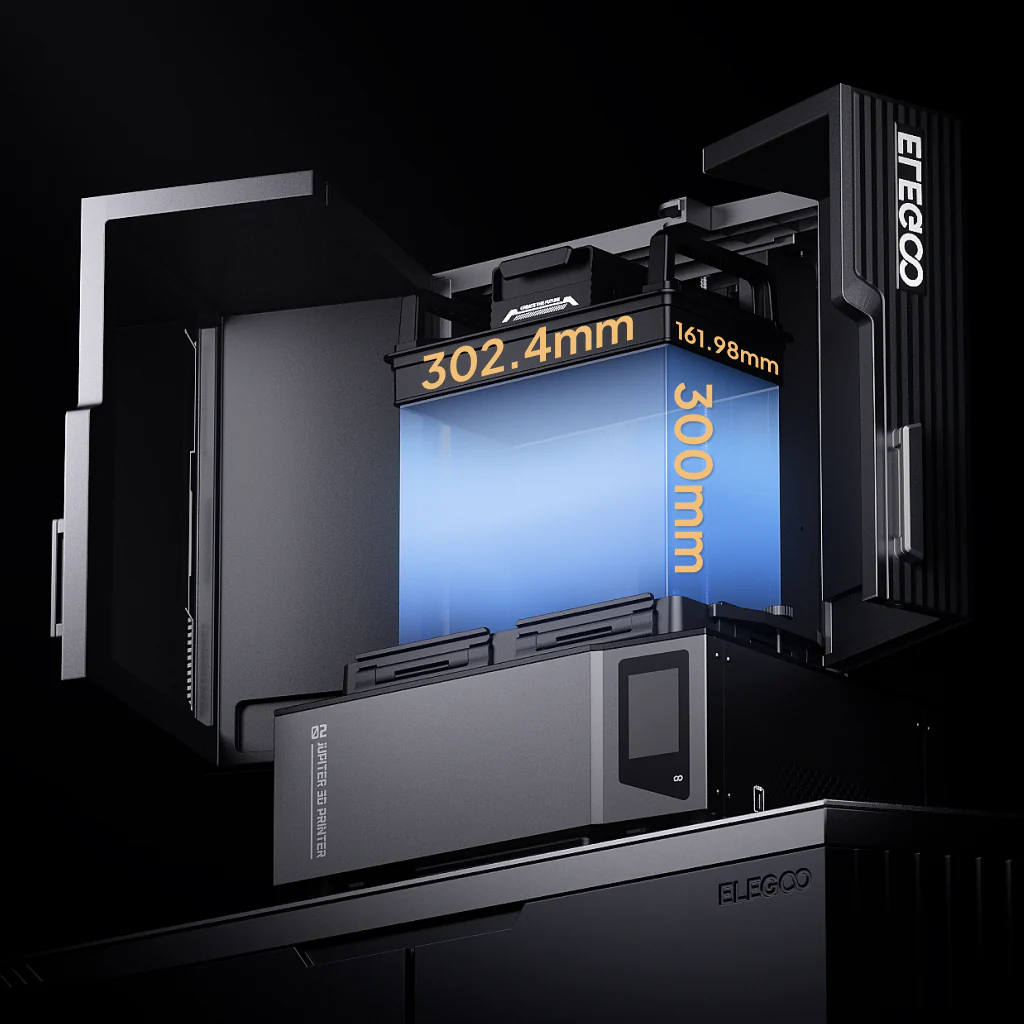Jupiter 2 — 16K MSLA Printer | เครื่องพิมพ์ระบบเรซิ่น 16K ขนาด 302 x 162 x 300มม - Image 8