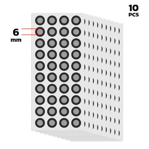 Creality Reflective Marker Dots มาคเกอร์สำหรับ 3D Scanner ขนาด 3mm, 6mm แพคละ 10แผ่น, 840ดวง และ 400ดวง - Image 3