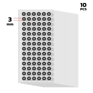 Creality Reflective Marker Dots มาคเกอร์สำหรับ 3D Scanner ขนาด 3mm, 6mm แพคละ 10แผ่น, 840ดวง และ 400ดวง