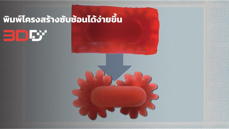 Read more about the article วิธีการพิมพ์ 3 มิติแบบใหม่: พิมพ์โครงสร้างซับซ้อนได้ง่ายขึ้นและลดขยะ