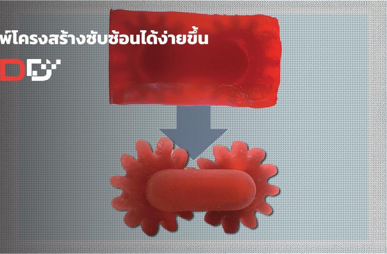 วิธีการพิมพ์ 3 มิติแบบใหม่: พิมพ์โครงสร้างซับซ้อนได้ง่ายขึ้นและลดขยะ