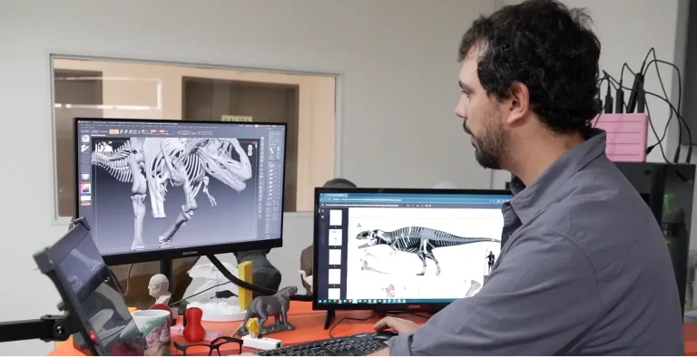 Read more about the article เทคโนโลยีสามมิติ (3D) ช่วยให้นักบรรพชีวินวิทยา (Paleontologists) สร้างแบบจำลองไดโนเสาร์จากฟอสซิลได้