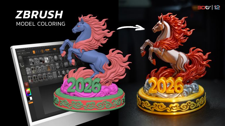 Read more about the article แชร์เทคนิค! ลงสีโมเดลใน Zbrush เพื่อพิมพ์ใน Bambu Studio