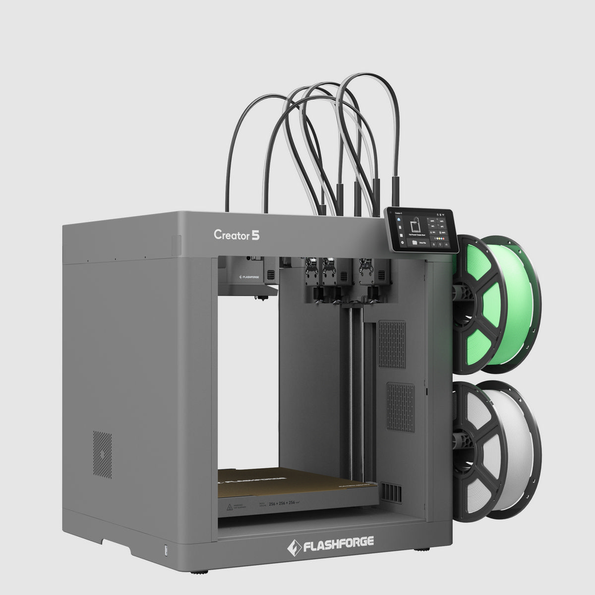 Flashforge Creator 5 / 5 Pro | Multi Head 3D Printer พิมพ์หลายสีได้เร็วมากขนาด 256x256x256 มม. - Image 6