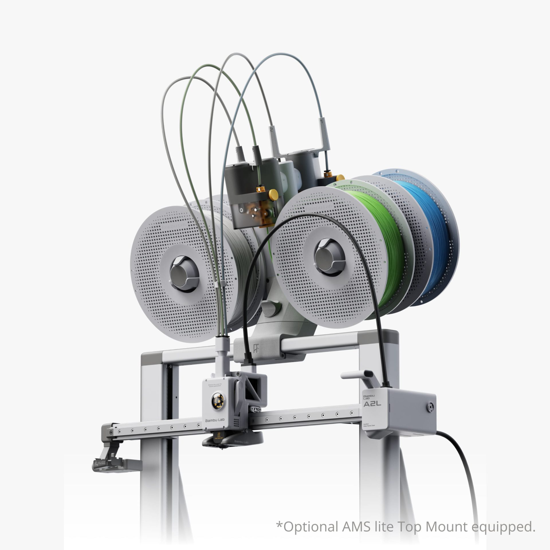 Bambu Lab A2L | 3D Printer ขนาดใหญ่ 330x320x325มม โครงเปิด ราคาประหยัด รองรับสูงสุด 19 สี - Image 10