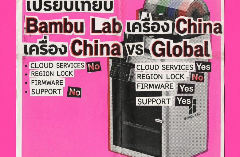 Bambu Lab จีน CN vs Global ต่างกันอย่างไง? ข้อดี-เสีย? Refurbished เป็นทางเลือกที่ 3