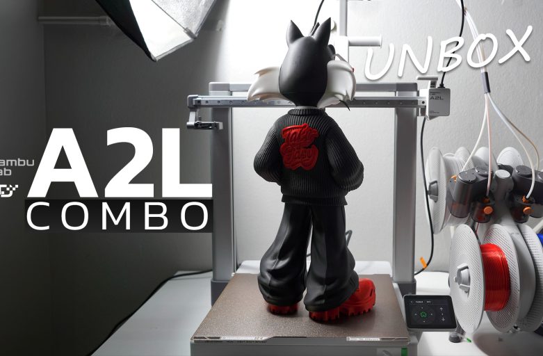 แกะกล่อง+รีวิวงานพิมพ์จาก Bambu Lab A2L Combo ใหญ่กว่าเดิม 105%