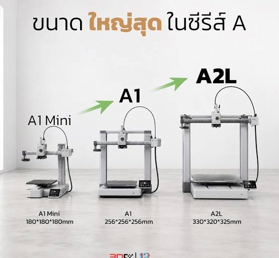 อัพเดตเครื่องพิมพ์ Bambu lab ที่ใช้งานง่ายสำหรับมือใหม่ ใครไม่อยากพลาดต้องอ่าน !!!