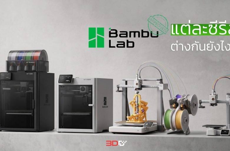 Bambu Lab เครื่องพิมพ์ 3 มิติแต่ละซีรีส์ต่างกันยังไง ?