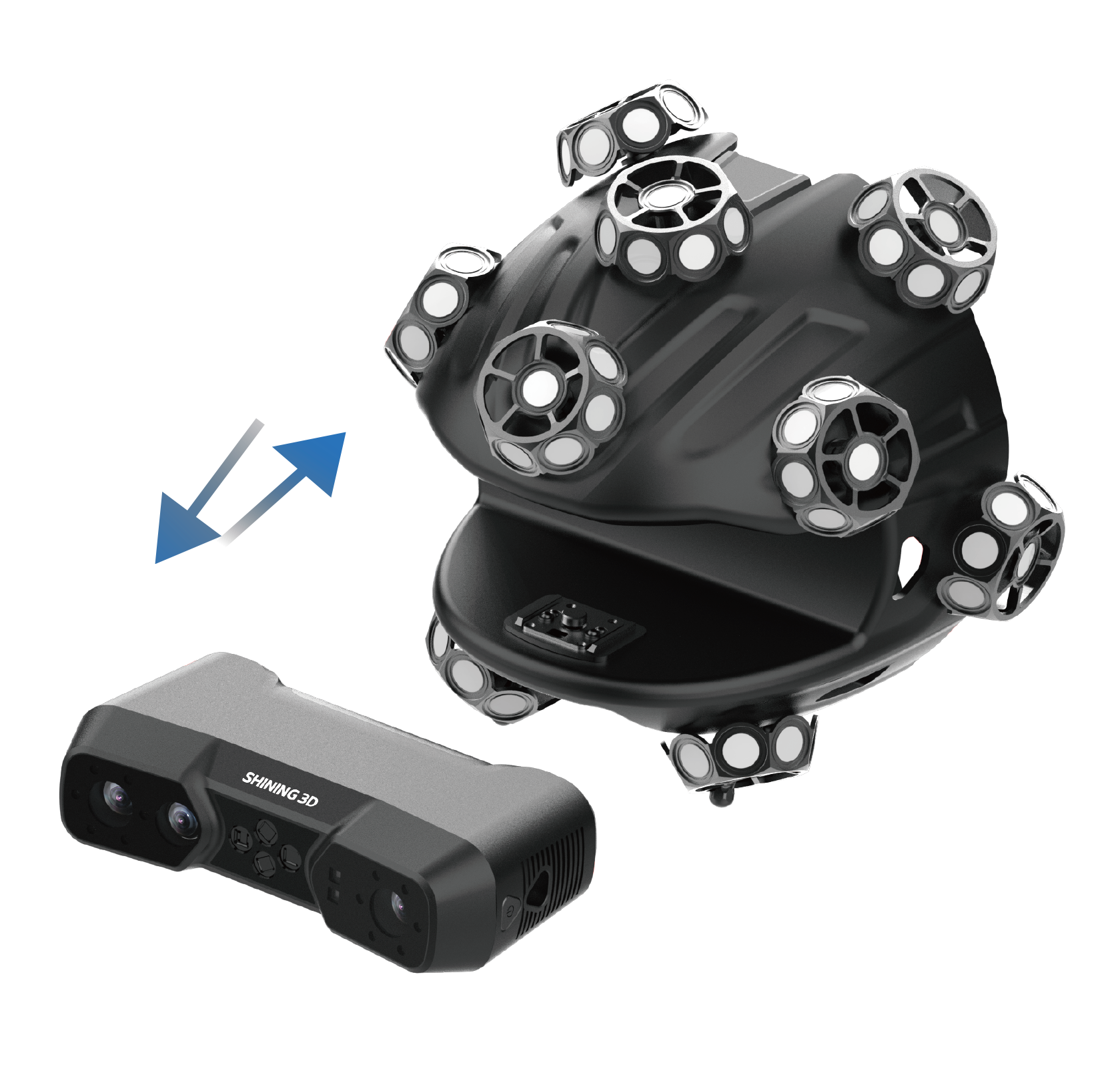 EinScan Trak - 3D สแกนเนอร์ระดับโปร ไม่ง้อ Marker ทำงานได้ 2in1 Trak Scan ไม่ต้องติด Point และ Standalone ใช้ Blue Laser สแกนได้เลย - Image 3