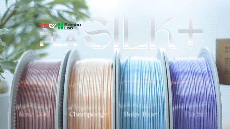 Read more about the article เส้นพลาสติก Filament ติดแกรม Bambu PLA Silk+ จากแบรนด์ Bambu Lab