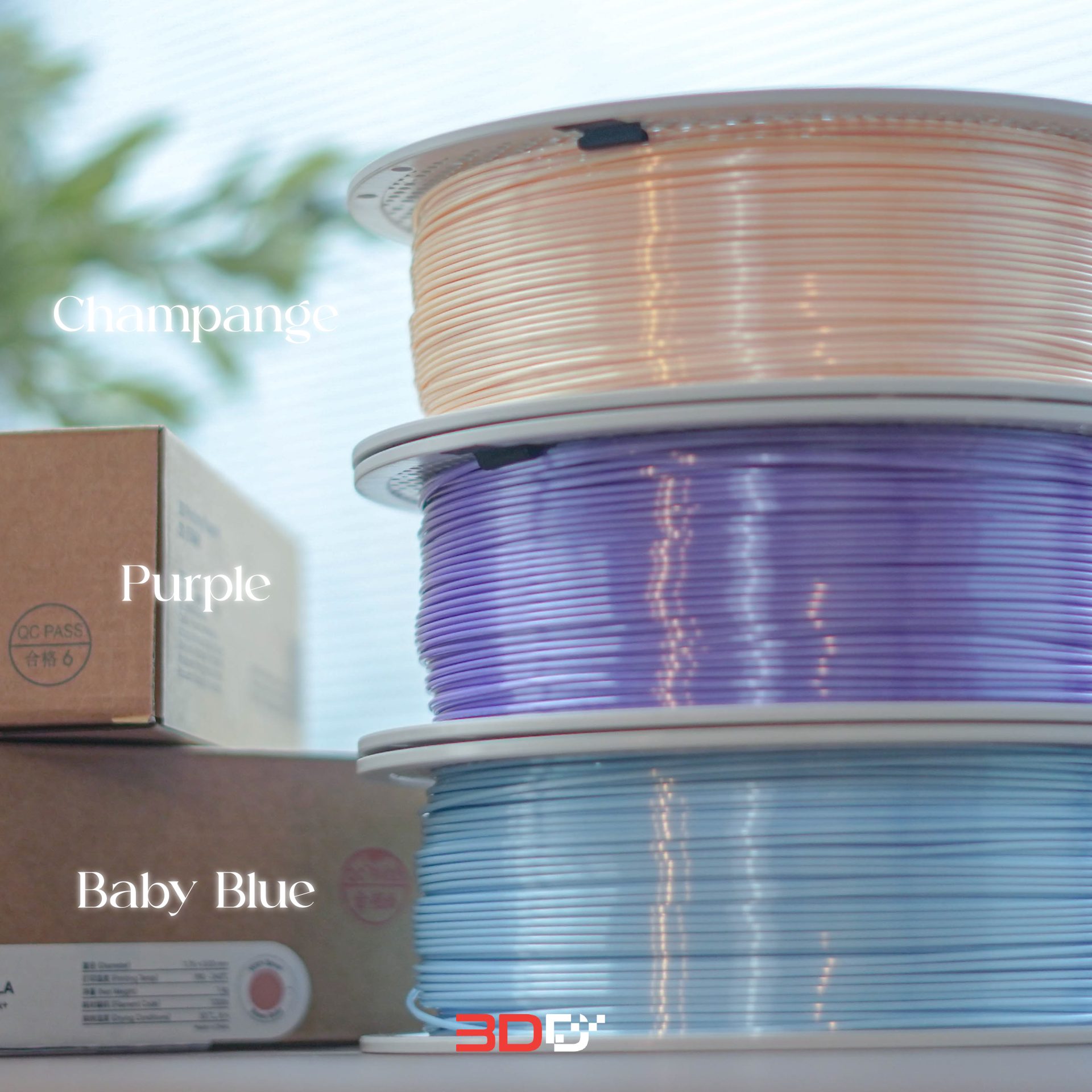 Bambu PLA SILK+ยกลัง 10 ม้วน : เส้นพลาสติกเงา ซิลค์พลัส คล้ายโลหะ RFID 1Kg (ใช้กับ 3D Printer ยี่ห้ออื่นได้) - Image 4