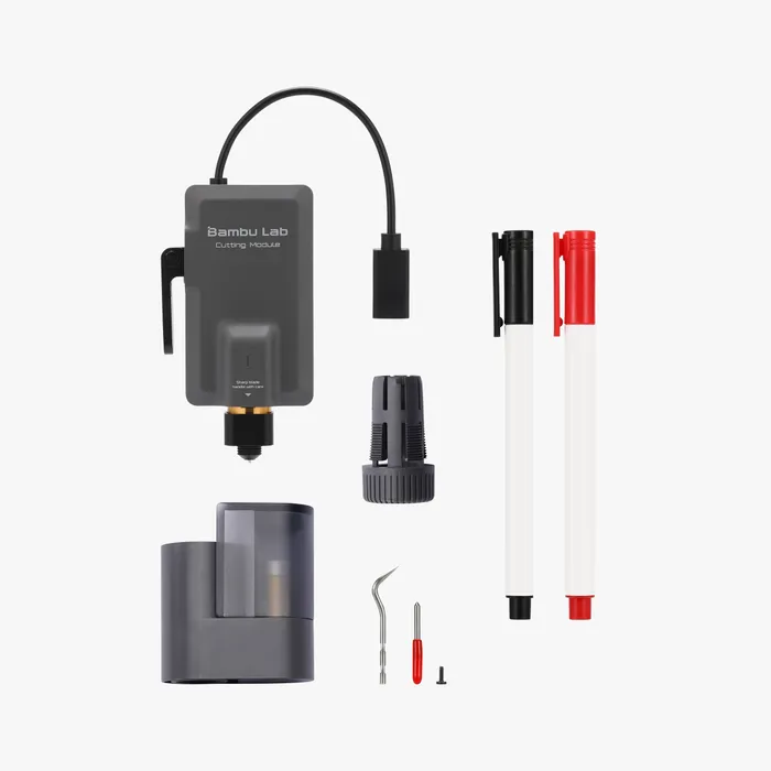 Bambu Lab A2L | Combo Full Set (เครื่องพิมพ์ 3 มิติพร้อมอุปกรณ์ Cutting Kit Set) ขนาดใหญ่ 330x320x325มม โครงเปิด - Image 8